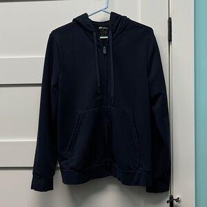 Adidas Navy Blue Zip-Up Hoodie size XL